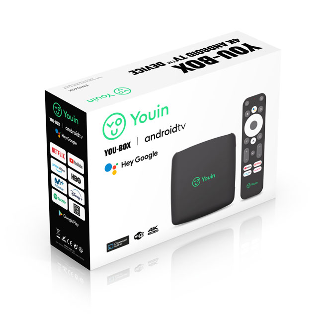 Nuevo receptor Android de Youin para convertir tu televisor en Smart TV